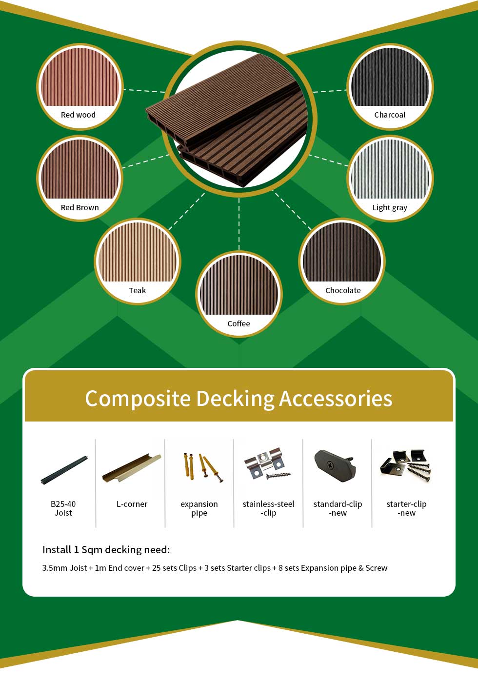 China Factory WPC Decking China Factory WPC Decking