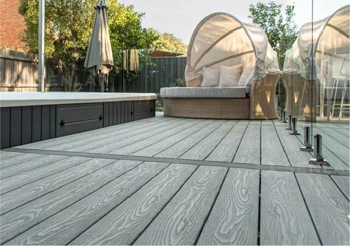 WPC decking color option
