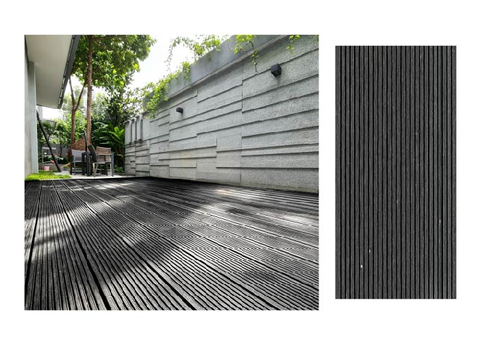 WPC decking color option