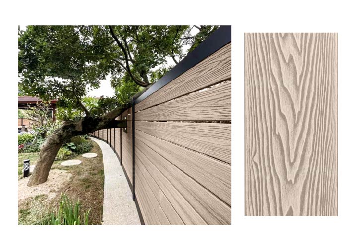 WPC decking color option