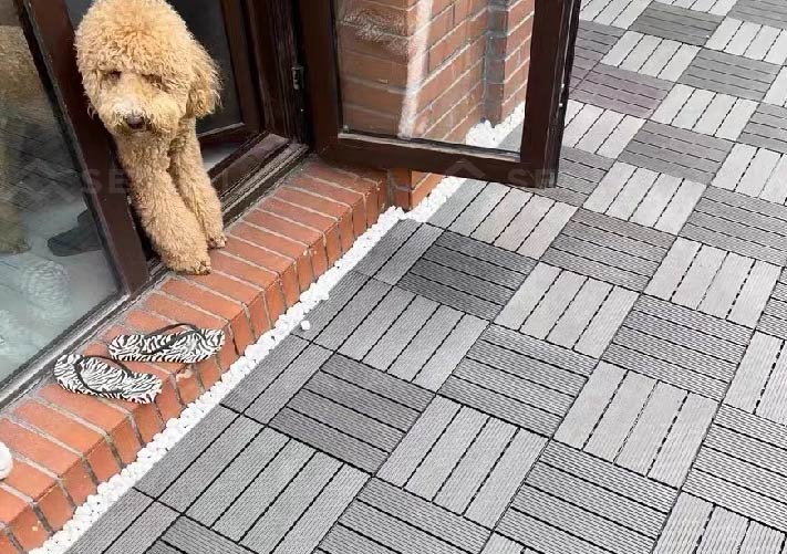 WPC decking color option