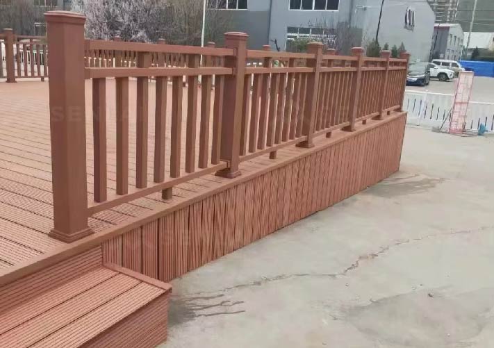 WPC decking color option
